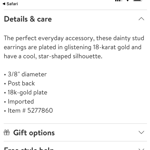 Gorjana Super Star Studs 💫 NWT Gold - Picture 10 of 15